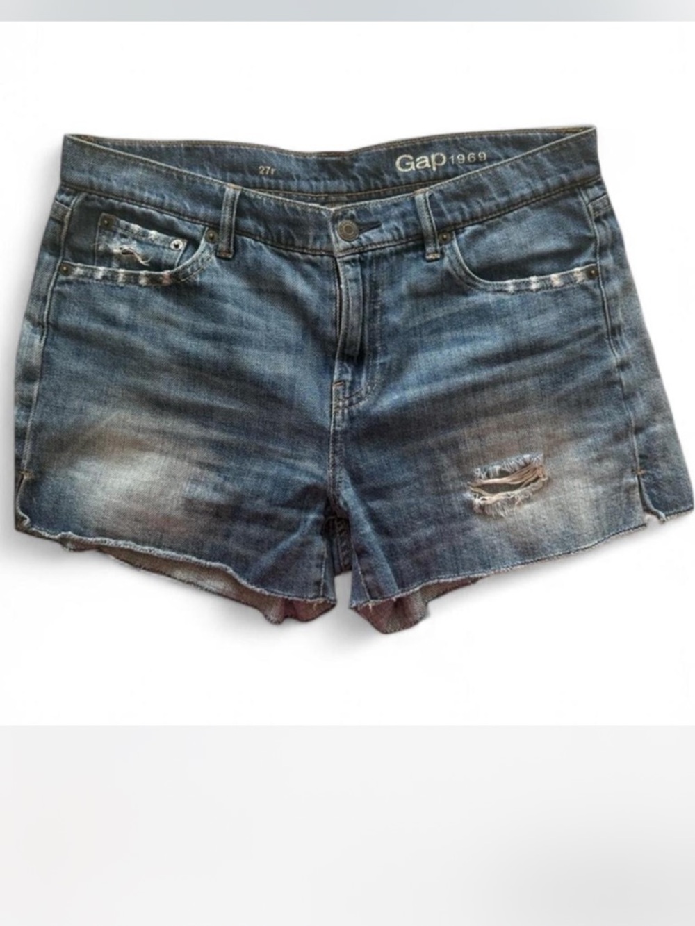 Gap Women's Blue Denim Shorts